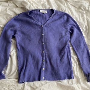 petite sophisticate lavender sweater